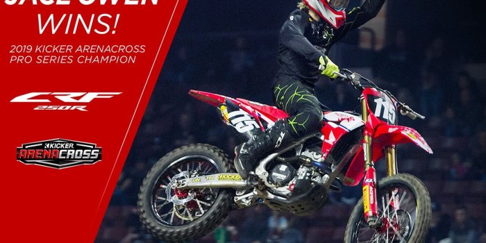1280x1024 Jace Owen Wins!<br/>2019 Kicker Arenacross Champion