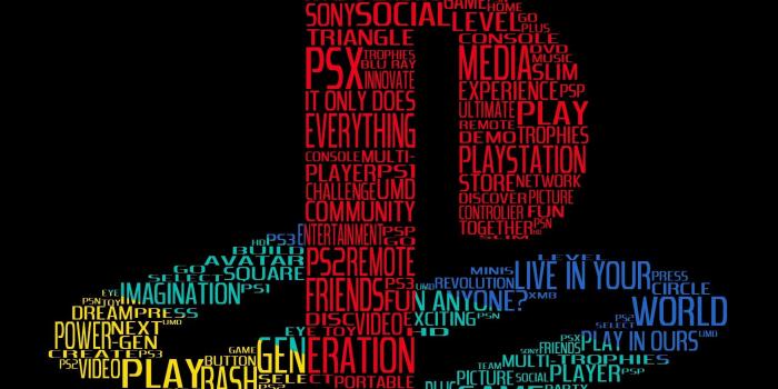 2200x1674 Sony PlayStation logo, digital art, video games, Play Station, logo