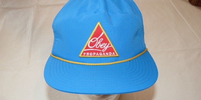 1600x1200 Obey Worldwide Propaganda blue 040 Mens Hat adjustable snap back one size  hat