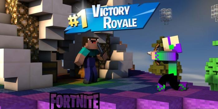 1280x720 FORTNITE IN MINECRAFT #fortnite #minecraft #hypixel #hytale