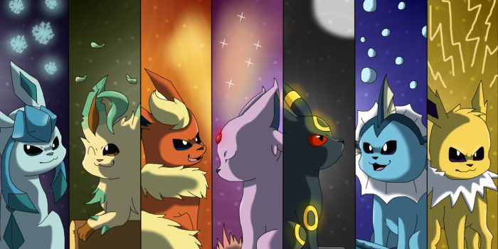 1280x695 Cute Eevee Evolutions Wallpapers #35451 Wallpaper | Download HD
