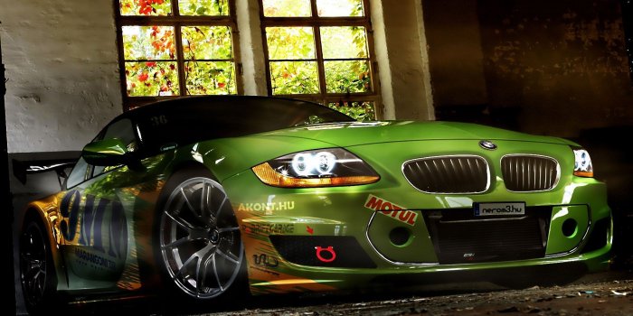 1920x1080 Green BMW Modification Cars HD Wallpaper | Places to Visit | Bmw