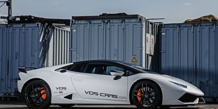 3000x2000 2015 VOS Lamborghini Huracan supercars cars white tuning modified