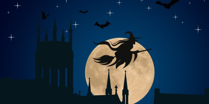 3840x2160 Halloween Witch Wallpaper HD 4K Desktop Resolution