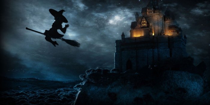 1920x1080 Halloween Witch Computer Wallpapers 34291 - Baltana