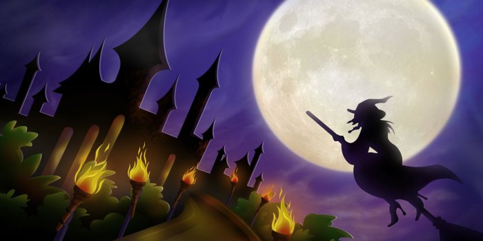 1920x1200 46+] Halloween Witch Wallpapers on WallpaperSafari