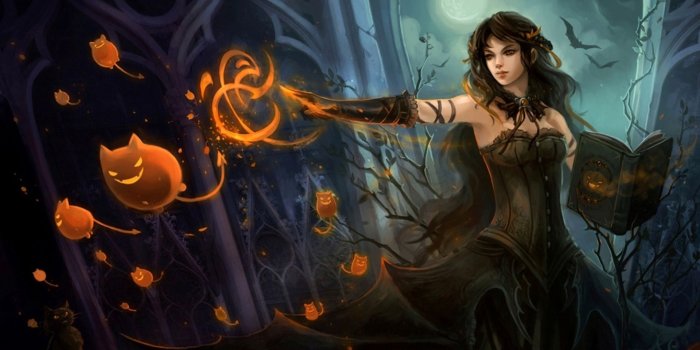 1920x1200 Witch Wallpaper Fantasy Wallpapers 11747 | Halloween | Witch