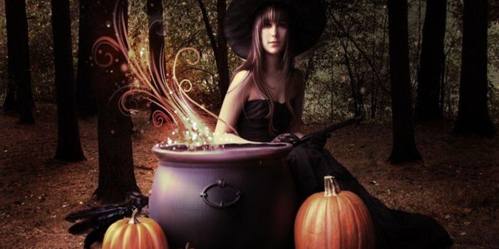 1024x768 Halloween Witch Wallpapers