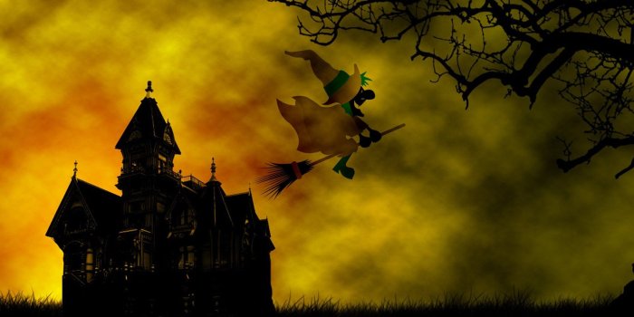 1920x1080 Halloween Witch Background HQ Wallpaper 34290 - Baltana