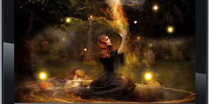 1280x800 Halloween Witch Live Wallpaper for Android - APK Download