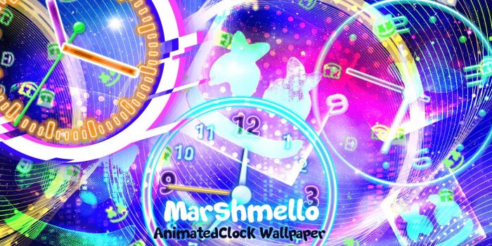 1280x720 Marshmello Animated Clock Wallpaper for Android - APK Download