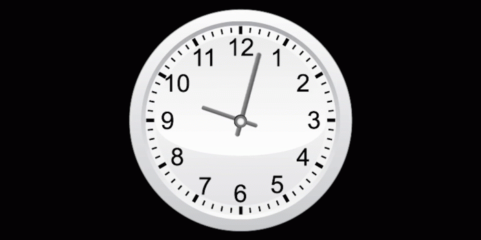 1920x1080 Analog Clock. Animation Motion Background - Storyblocks Video