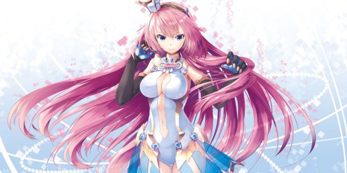 1920x1080 vocaloid swimsuit | megurine luka navel pink hair swimsuit