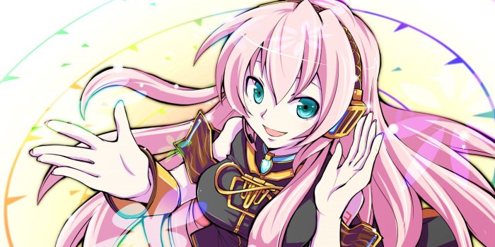 1600x1200 Megurine Luka, Vocaloid, detached sleeves :: Wallpapers