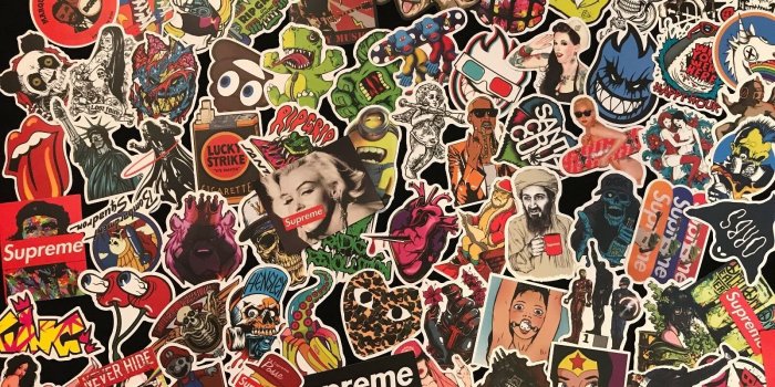 1600x1200 300 Random Skateboard Stickers Bomb Vinyl Laptop Luggage Decals Dope  Sticker Lot