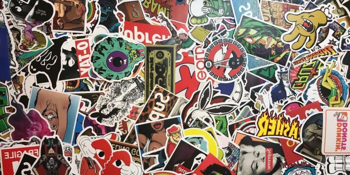 1600x1200 200 Skateboard Stickers bomb Vinyl Laptop Luggage Decals