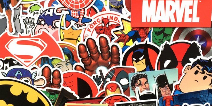 1000x1000 Amazon.com: Cutetrees 50pcs Superhero Stickers Wallpaper Decal
