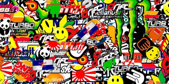 1200x800 Jdm Sticker Bomb Wallpaper. Wallpaper Stickers 6 Wallpaper | Textúra