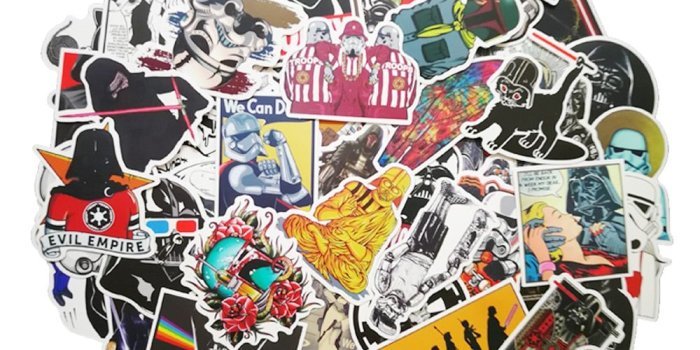 1000x1000 100pcs Sticker wallpaper Decal Motorcycle Fridge Skateboard Doodle
