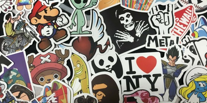 1600x1200 100/300/500X Skateboard Stickers Graffiti Laptop Sticker Luggage Car Decals  Mix