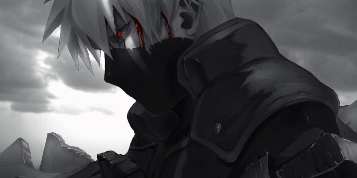1332x850 Wallpaper Naruto, Sharingan, Kakashi Hatake, Kakashi Hatake, black