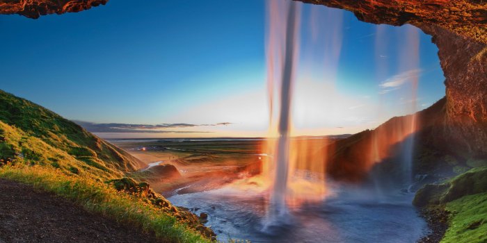 2560x1600 Waterfall Iceland Seljalandsfoss wallpaper | 2560x1600 | 282516