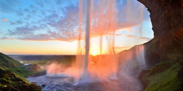 1920x1080 Iceland Waterfall and Sky View Wallpaper - Wallpaper Stream