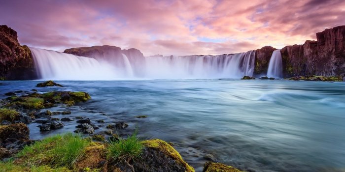 1920x1200 Waterfalls Icelandic Waterfall Iceland Islandiya Vodopad Reka