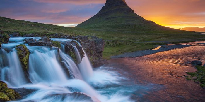 2560x1600 Wallpaper Hd Kirkjufell Iceland Waterfall River Mountain