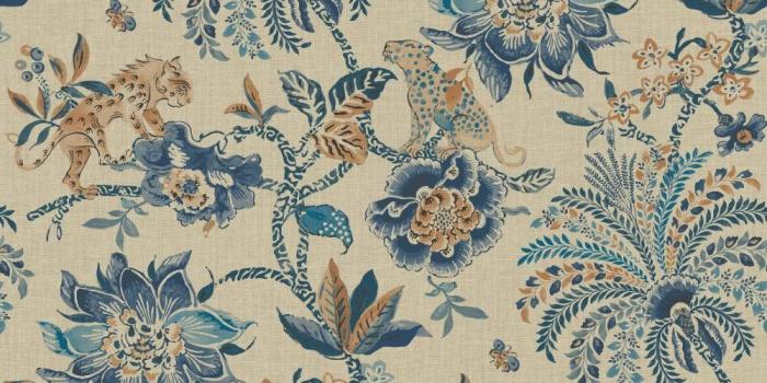 1000x1000 York Wallcoverings WL8604 Williamsburg II Braganza Wallpaper, Beige