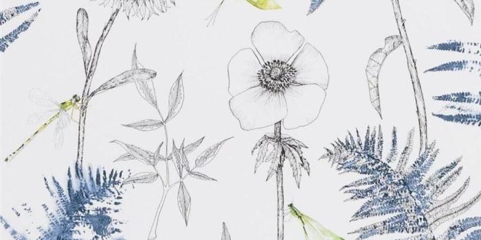 1000x1000 Designers Guild Acanthus Wallpaper PDG1022/01 Indigo | 20% OFF RRP