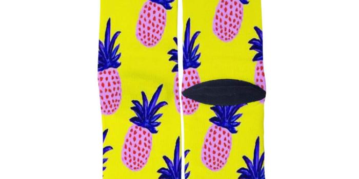 1000x1000 Customized Pineapple wallpaper Socks Men's Women's Socks Unique