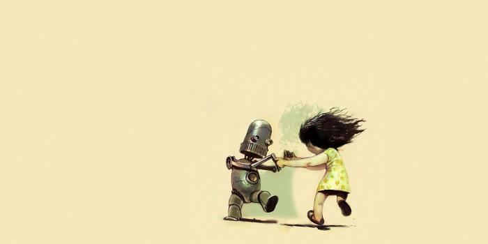 1920x1200 Dance, Illustration, Font, Robot, Girl 16:10 Wallpaper, 1920x1200