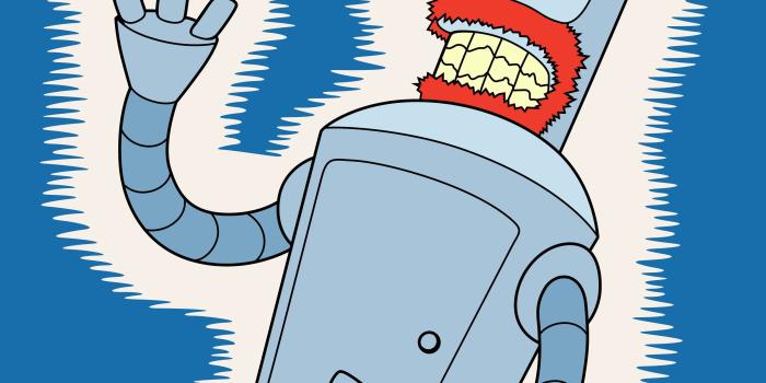 3290x4600 HD wallpaper: gray robot cartoon character, Bender, Futurama