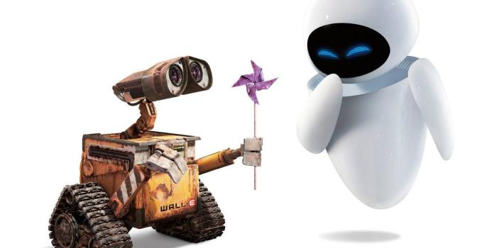 1332x850 Wallpaper love, fiction, cartoon, robot, Eva, valley, WALL-E images
