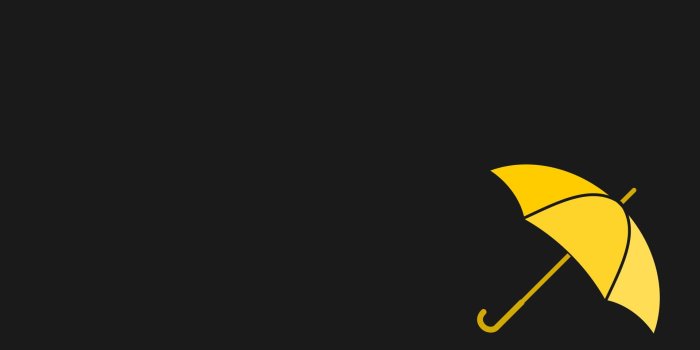 1920x1080 Black and yellow Nike logo, How I Met Your Mother, umbrella, Yellow