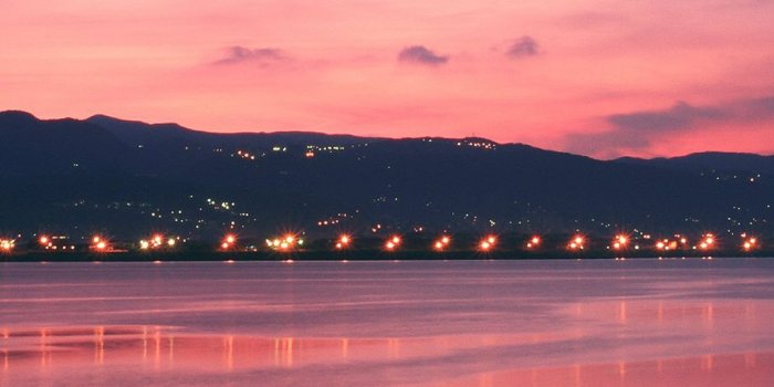 1080x1920 River Bank City Sunset Landscape - City Sunset Wallpaper Iphone