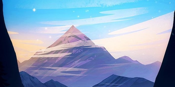 713x1267 Sunset-Mountain-View-Forest-Scenery-Art-iPhone-Wallpaper | iPhone