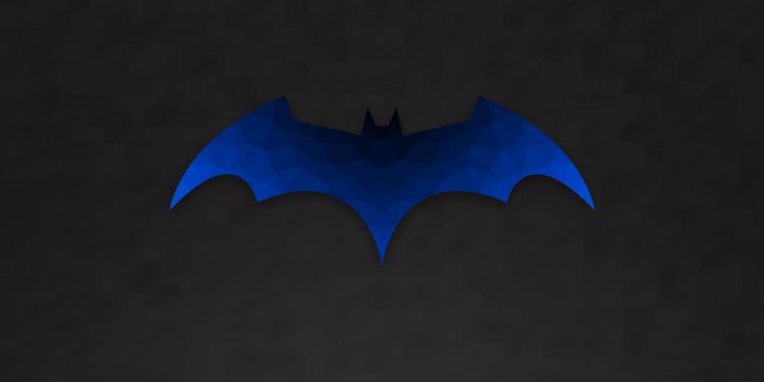 3840x2160 Low Polygon Batman Logo, HD Logo, 4k Wallpapers, Images, Backgrounds