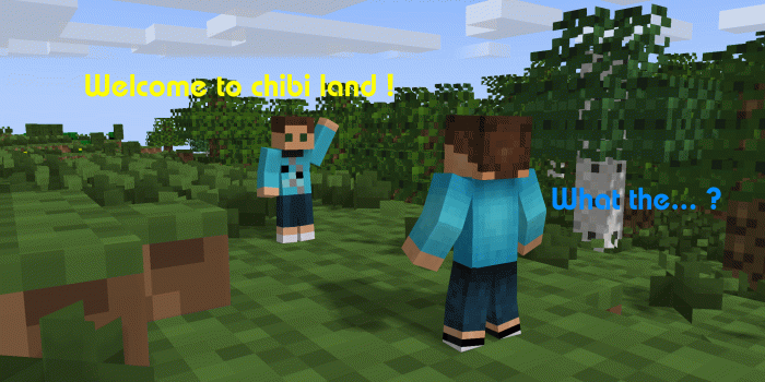 2048x1152 Welcome to chibi land [Wallpaper] - Wallpapers and art - Mine-imator