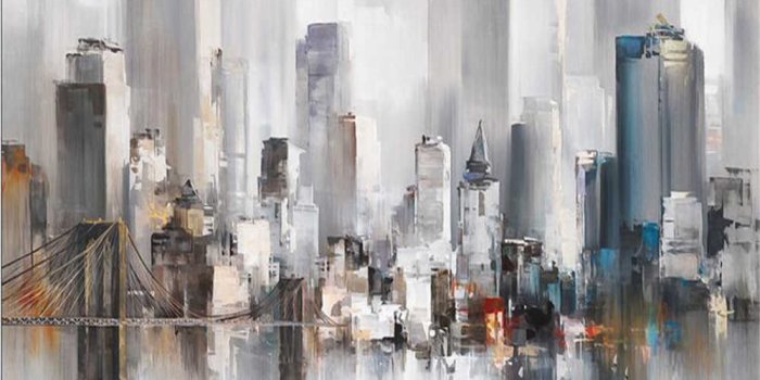 1000x800 Beibehang wallpaper for living room French city abstract oil painting TV  sofa background wall wallpaper for walls 3 d behang