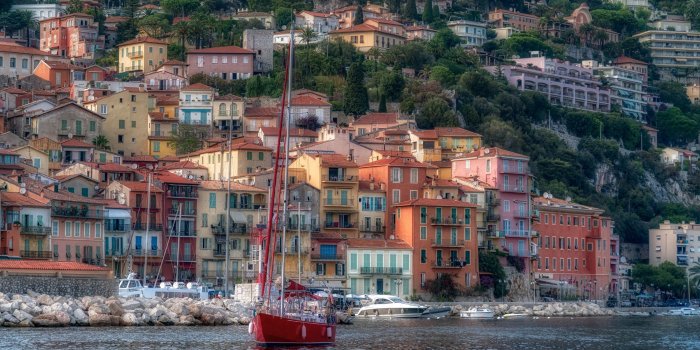 2560x1440 Wallpapers France French Riviera Villefranche-sur-Mer HDR 2560x1440