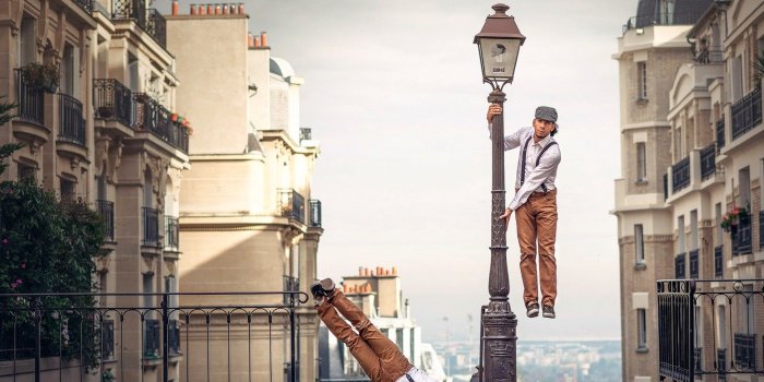 1332x850 Wallpaper the city, background, dancer, French Wingz images for