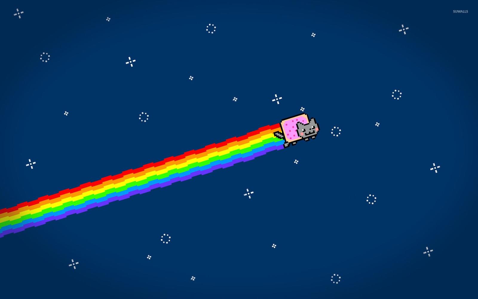 1920x1200 Nyan Cat flying wallpaper - Meme wallpapers - #47320