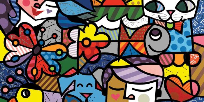 2048x1705 Romero Britto Wallpaper Modern Art 2048×1705 - High Definition