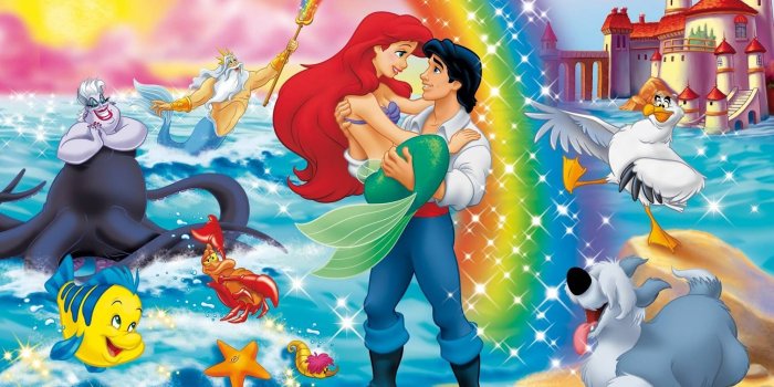 1507x1063 The Little Mermaid Disney Princess Cartoon Wallpaper Image for iPad