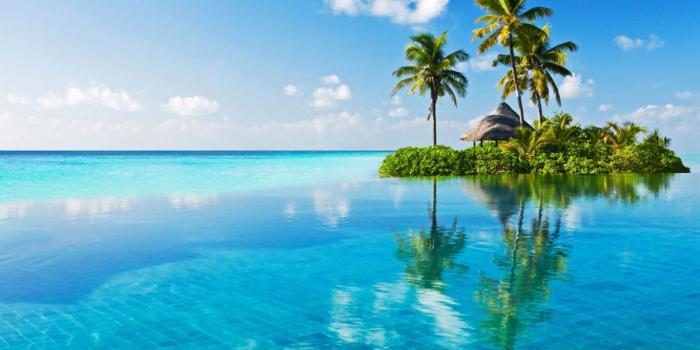1366x768 Island Oasis Wallpaper and Background Image | 1366x768 | ID:446290