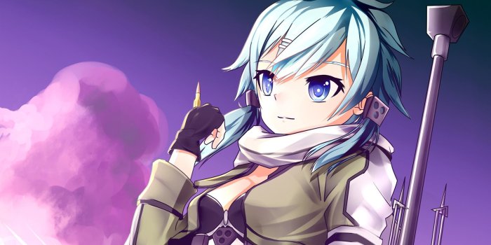 2560x1440 Sinon From Sword Art Online Wallpaper - Anime (#374668) - HD