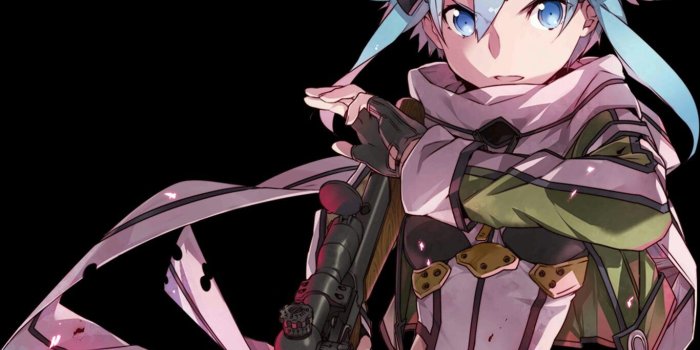 1366x1160 Sion of GGO digital wallpaper, Sword Art Online, Sinon (Sword Art