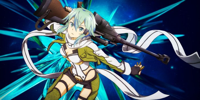 1600x900 Sinon (SAO) wallpapers 1600x900 desktop backgrounds